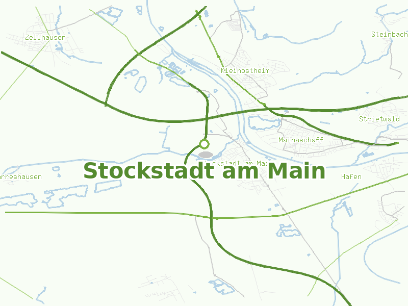 Karte von Stockstadt am Main