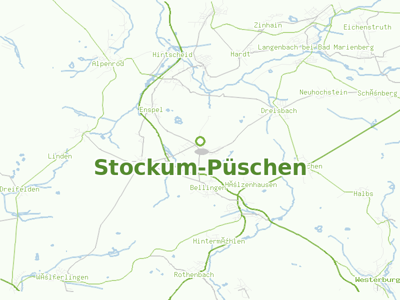 Karte von Stockum-Püschen