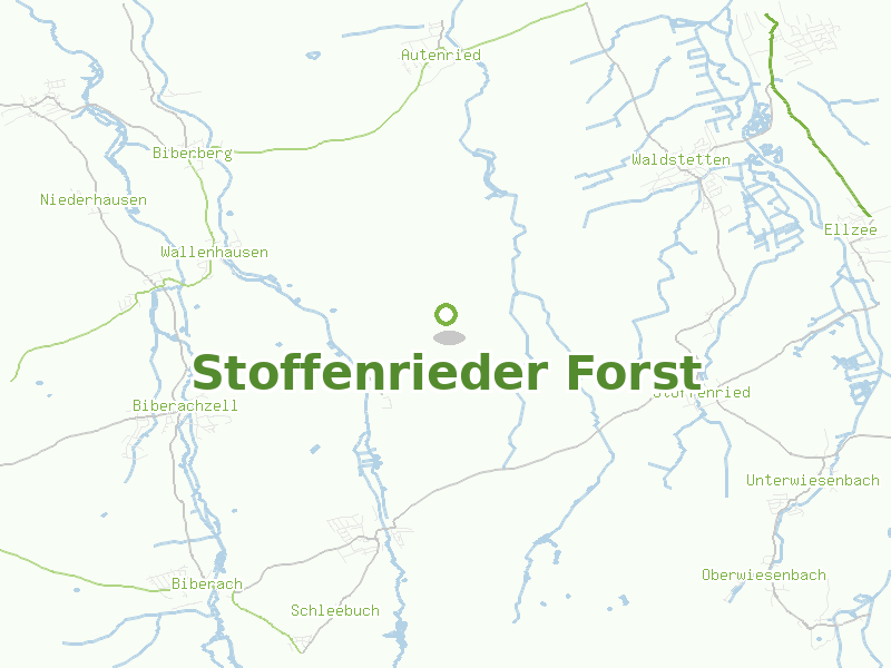 Karte von Stoffenrieder Forst