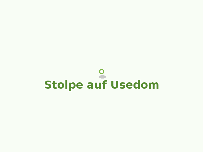 Karte von Stolpe auf Usedom