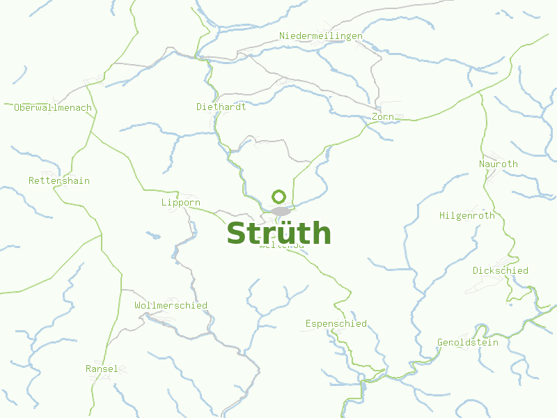 Karte von Strüth