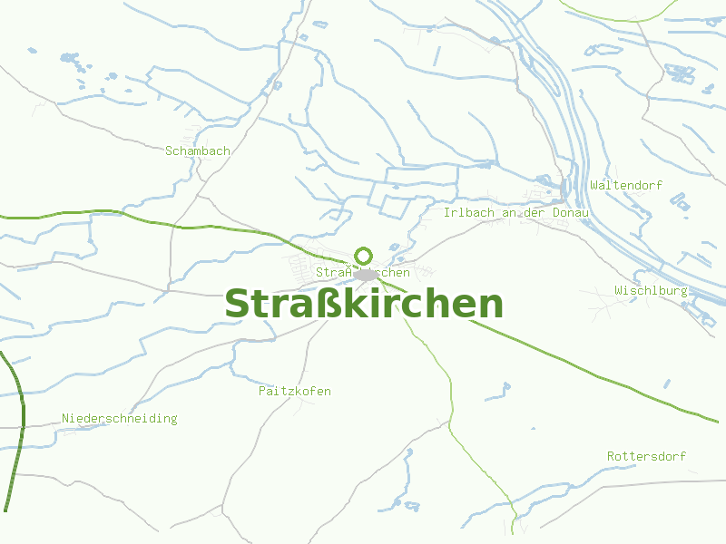 Karte von Straßkirchen