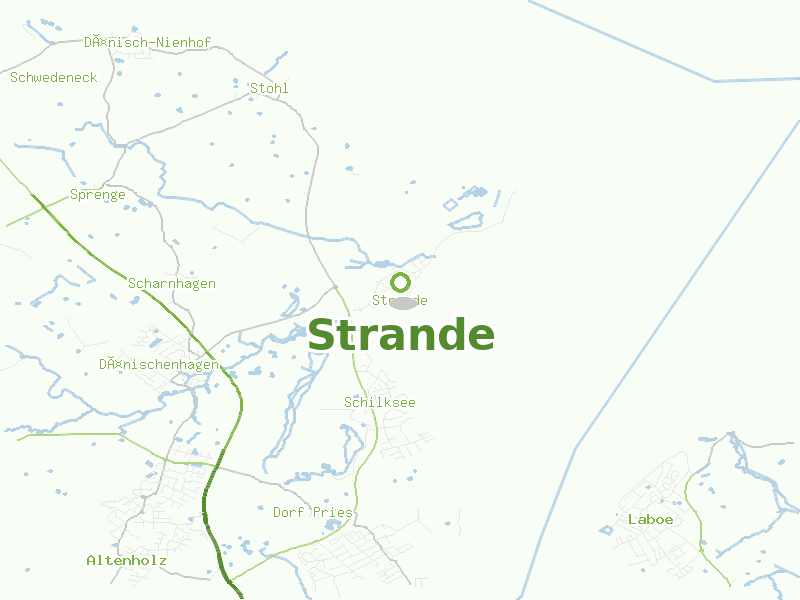 Karte von Strande
