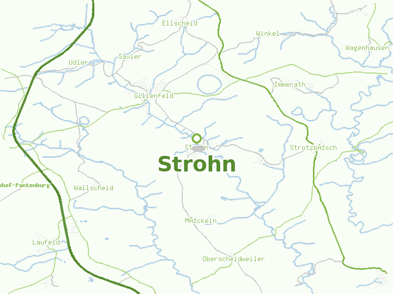 Karte von Strohn