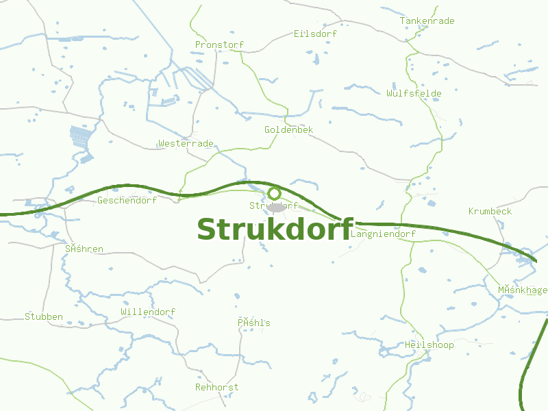 Karte von Strukdorf