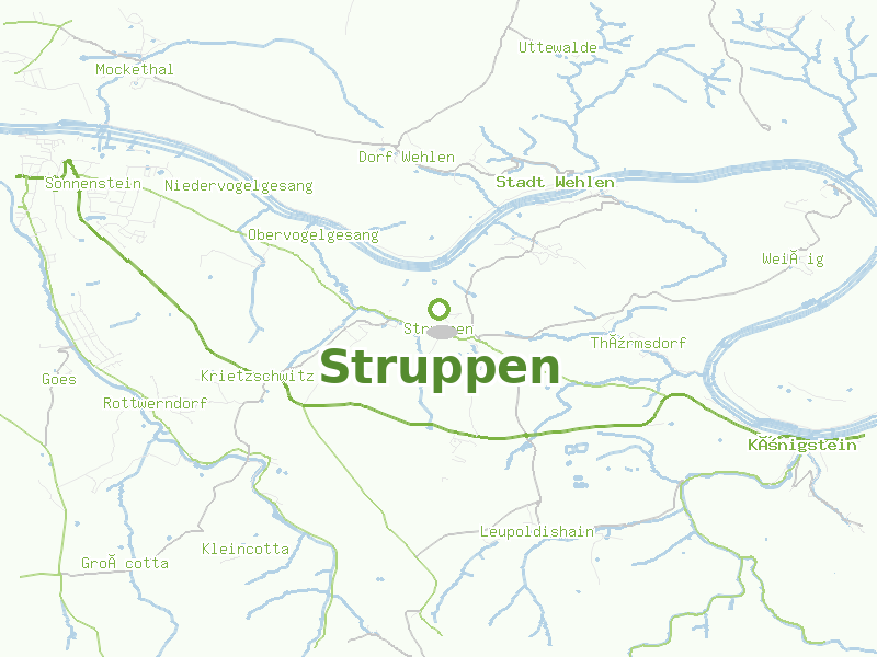 Karte von Struppen