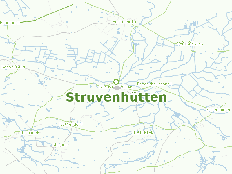 Karte von Struvenhütten