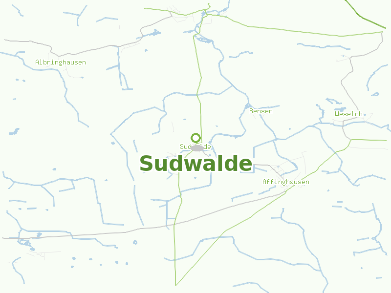 Karte von Sudwalde