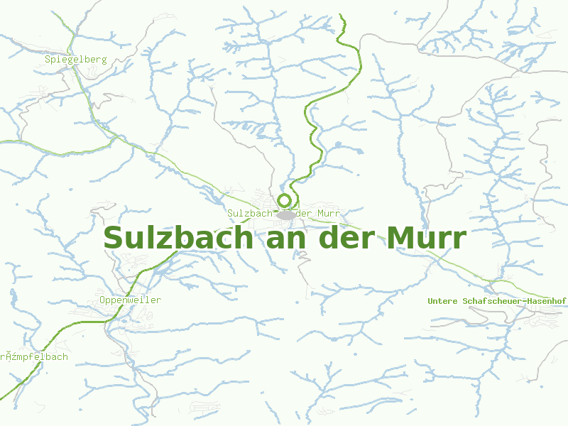 Karte von Sulzbach an der Murr