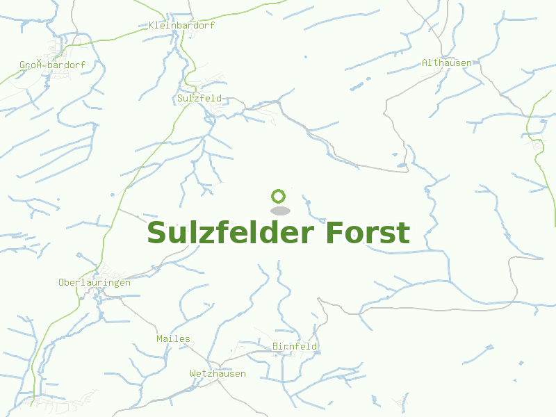 Karte von Sulzfelder Forst