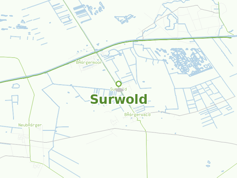 Karte von Surwold
