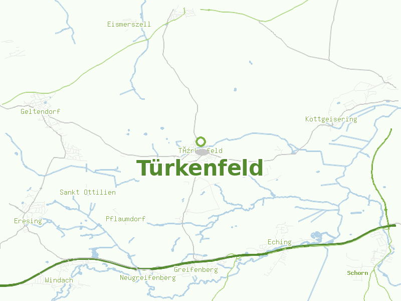 Karte von Türkenfeld
