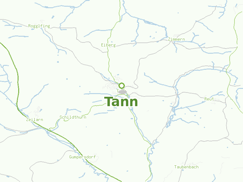 Karte von Tann