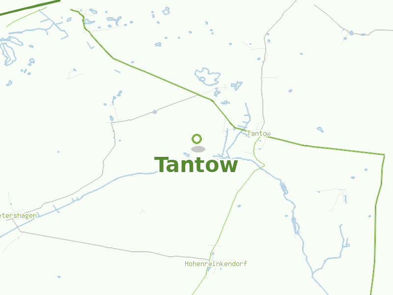 Karte von Tantow