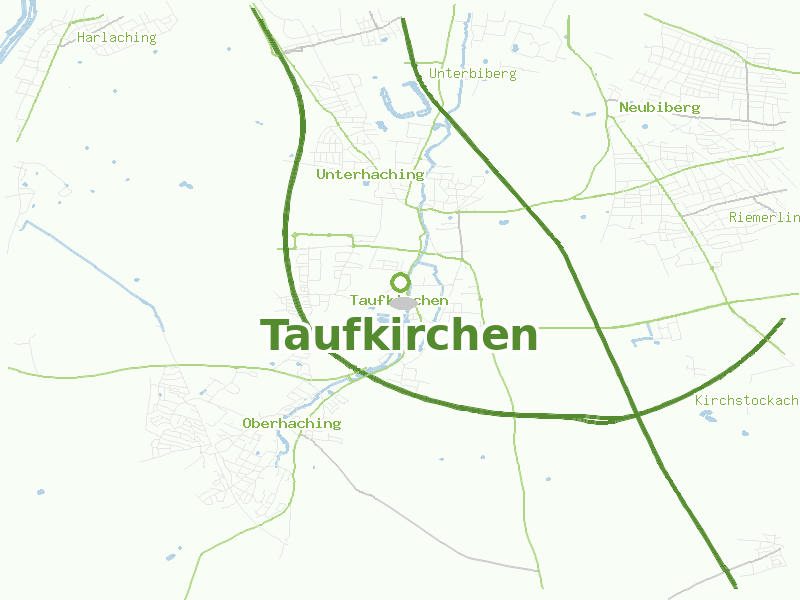 Karte von Taufkirchen
