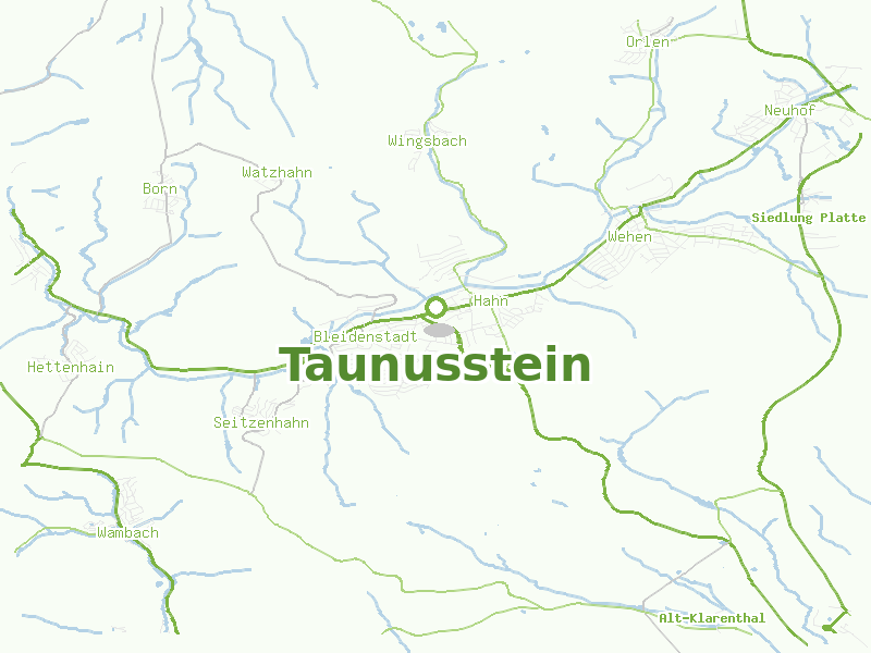 Karte von Taunusstein