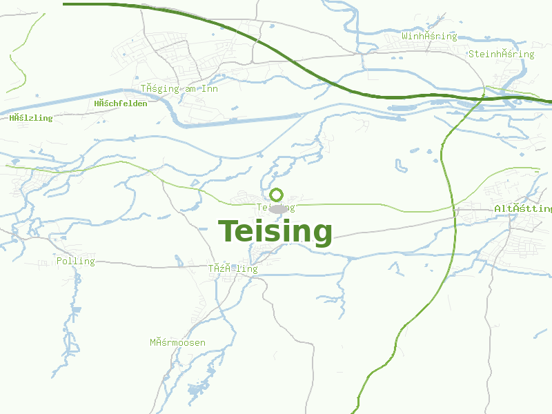 Karte von Teising