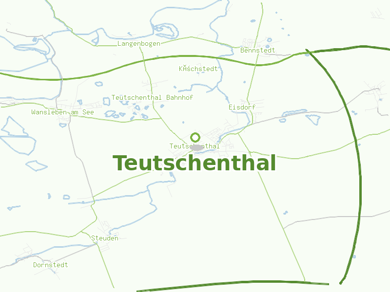Karte von Teutschenthal