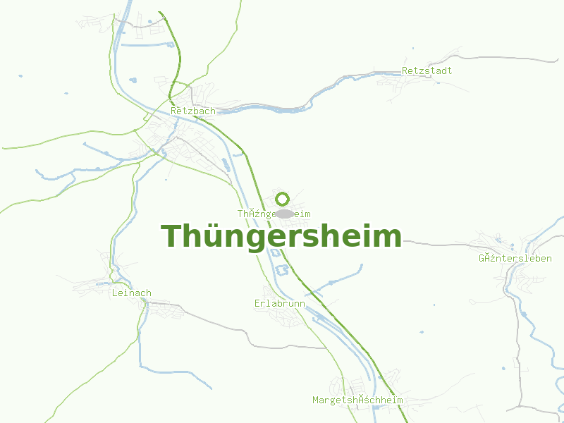 Karte von Thüngersheim