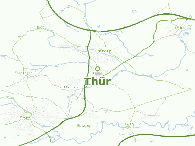 Karte von Thür
