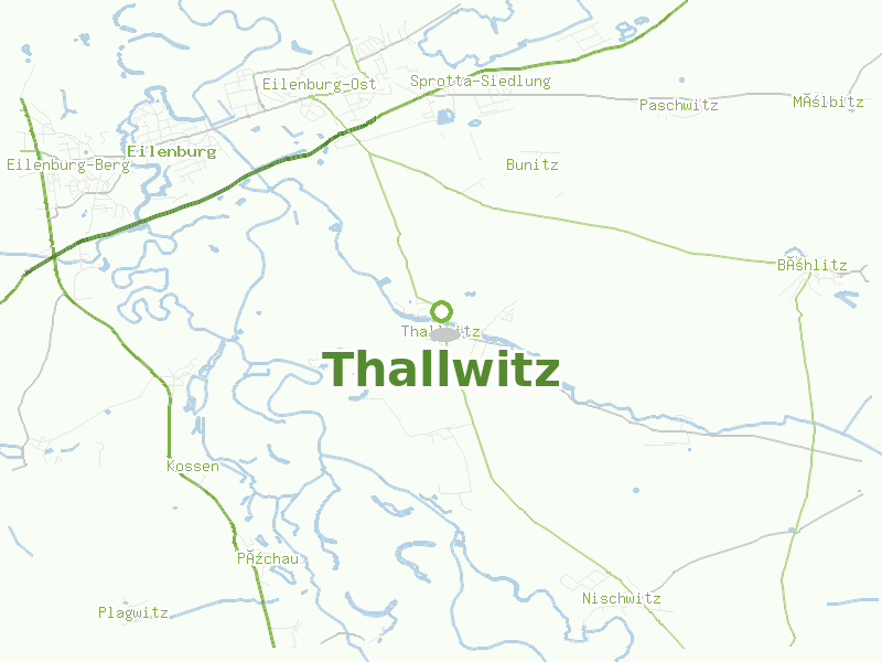 Karte von Thallwitz