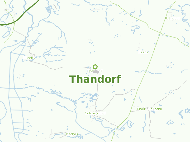 Karte von Thandorf