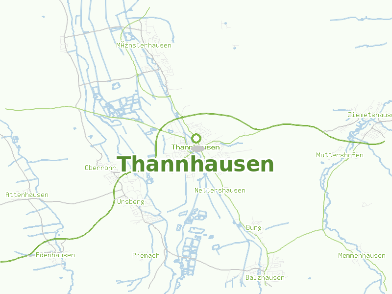 Karte von Thannhausen