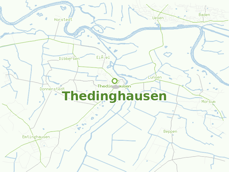 Karte von Thedinghausen