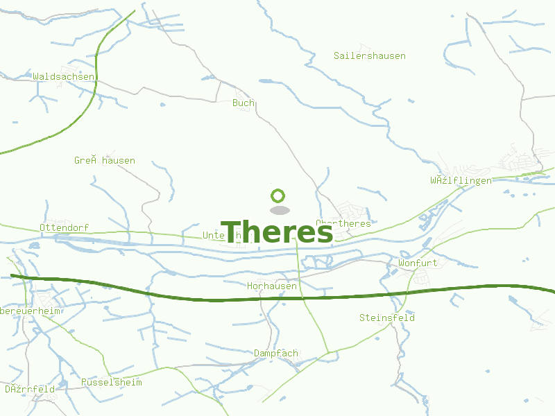 Karte von Theres