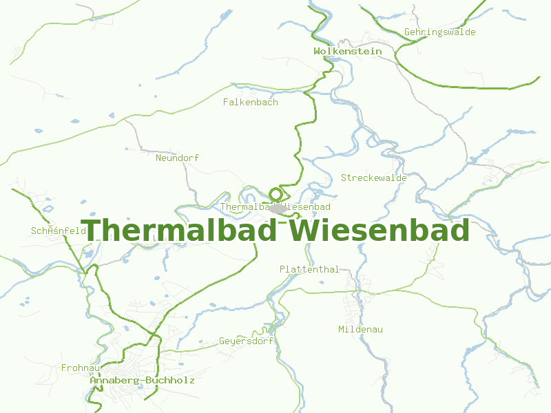 Karte von Thermalbad Wiesenbad