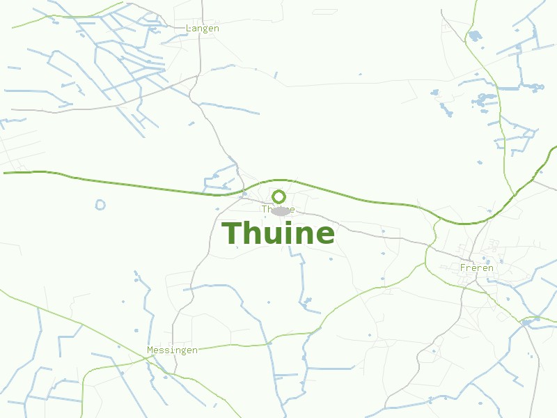 Karte von Thuine