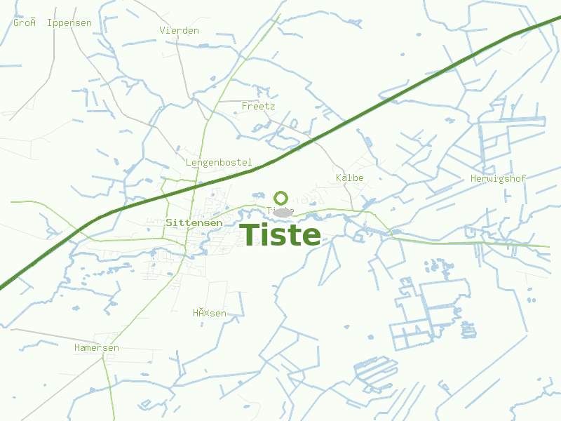 Karte von Tiste