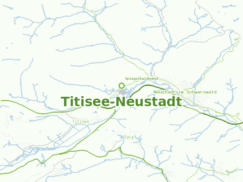 Karte von Titisee-Neustadt