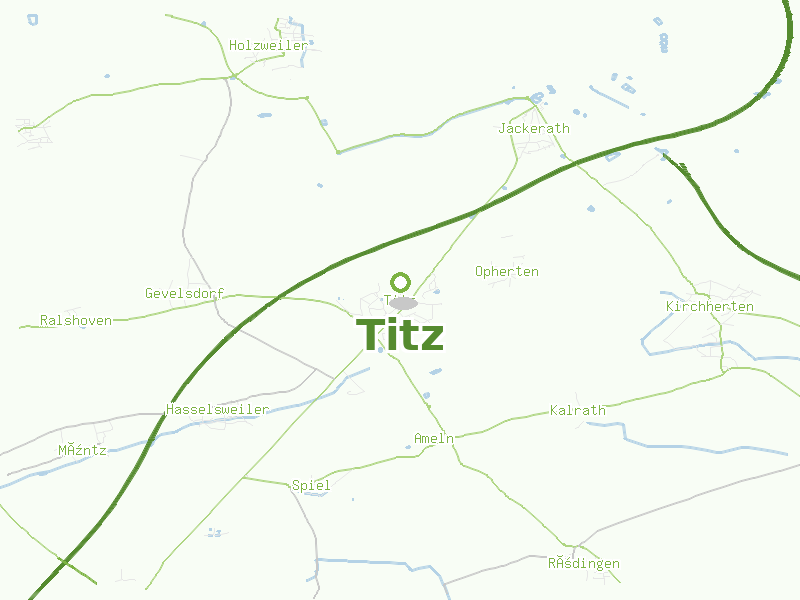 Karte von Titz