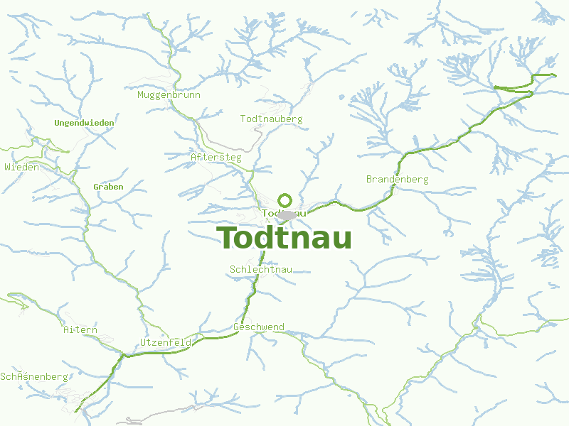 Karte von Todtnau