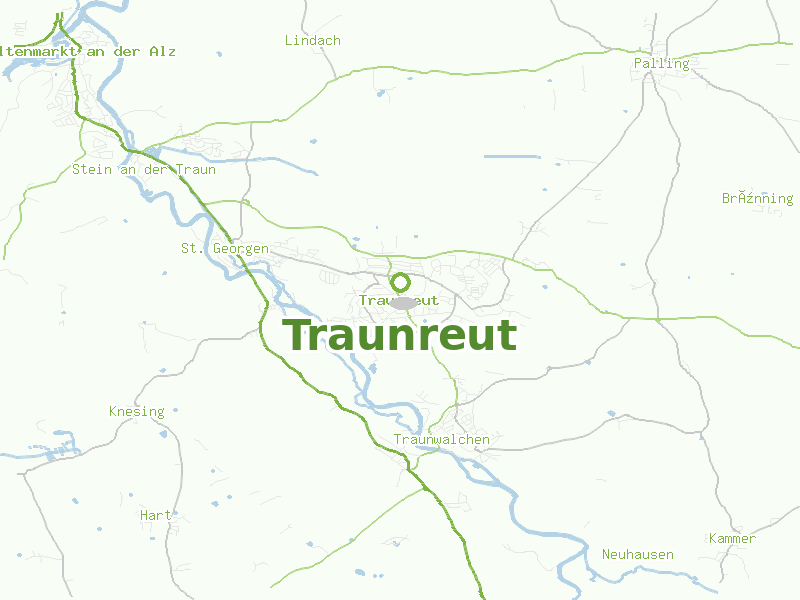 Karte von Traunreut