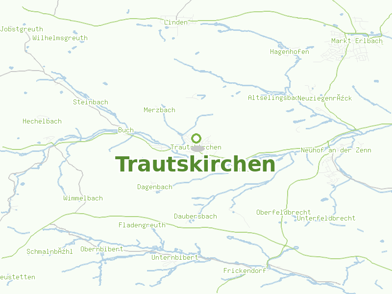 Karte von Trautskirchen