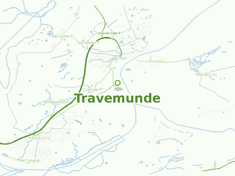 Karte von Travemunde