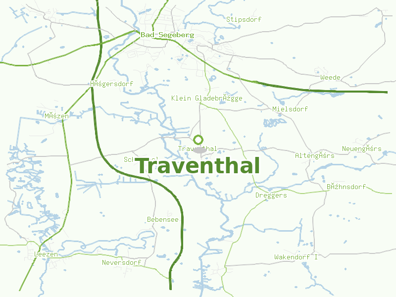 Karte von Traventhal