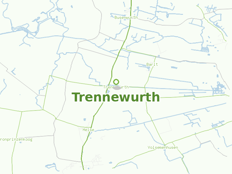 Karte von Trennewurth