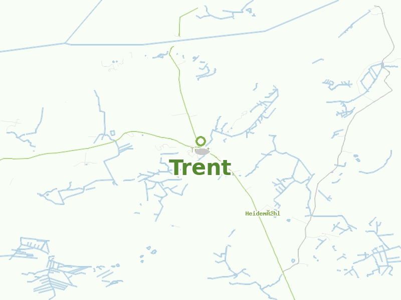 Karte von Trent