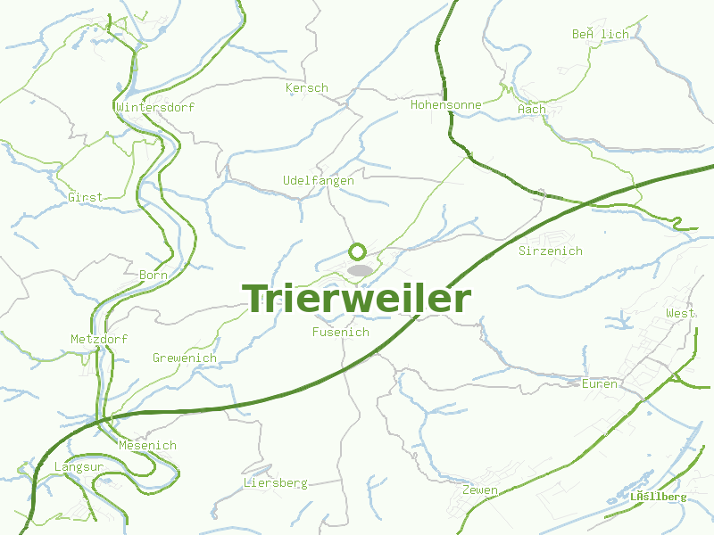 Karte von Trierweiler