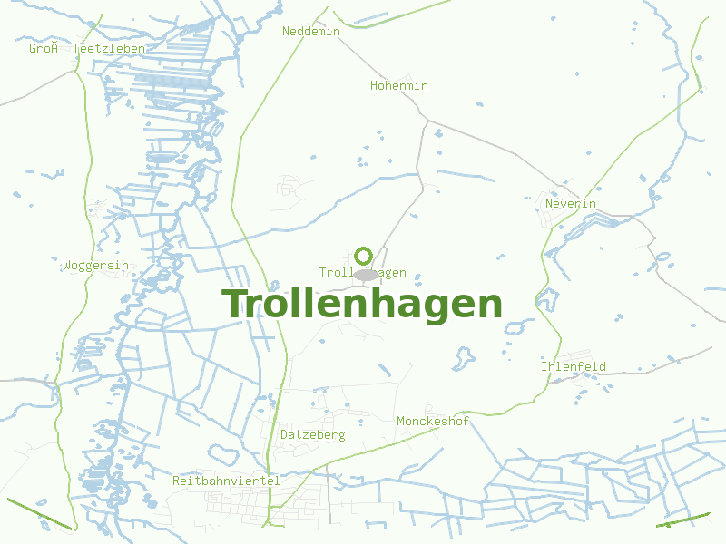 Karte von Trollenhagen