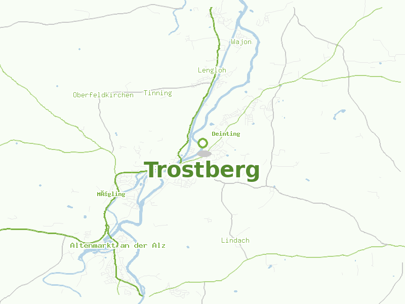Karte von Trostberg