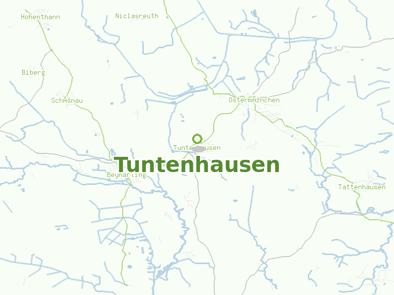 Karte von Tuntenhausen