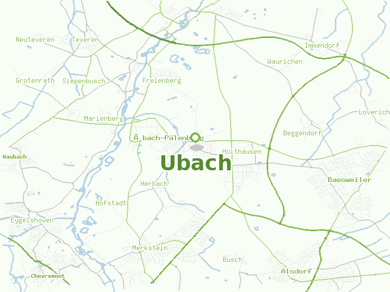Karte von Ubach
