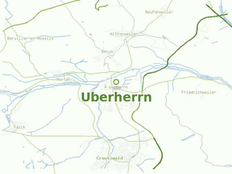 Karte von Uberherrn