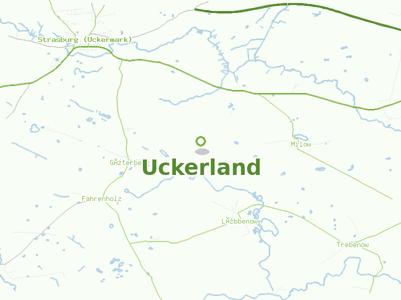 Karte von Uckerland