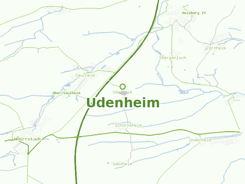 Karte von Udenheim