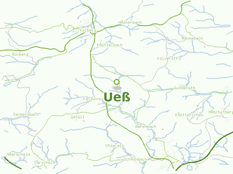 Karte von Ueß